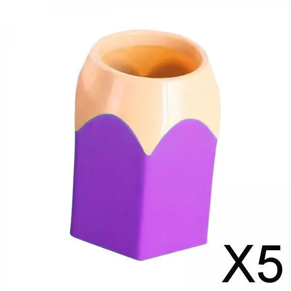 Lápis Tip Shape Storage Bucket, Make up Brush, Desk Organizer, Cute Table, 5X