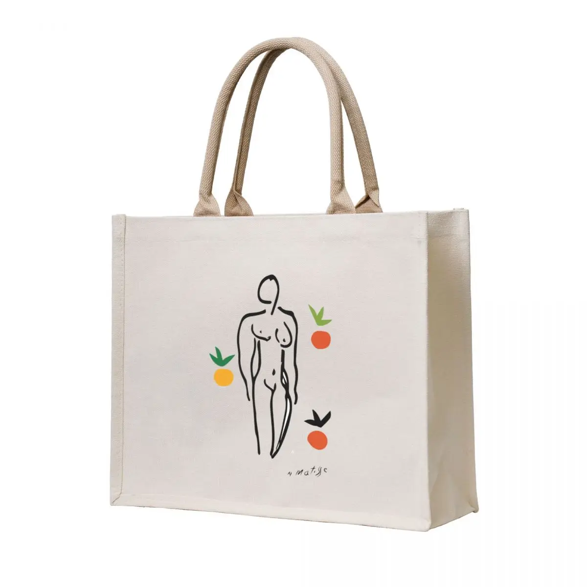 

Henri Matisse - Le Nu aux Oranges - Nude With Oranges - Signature Tote Bag Canvas bag cute tote bag Fabric