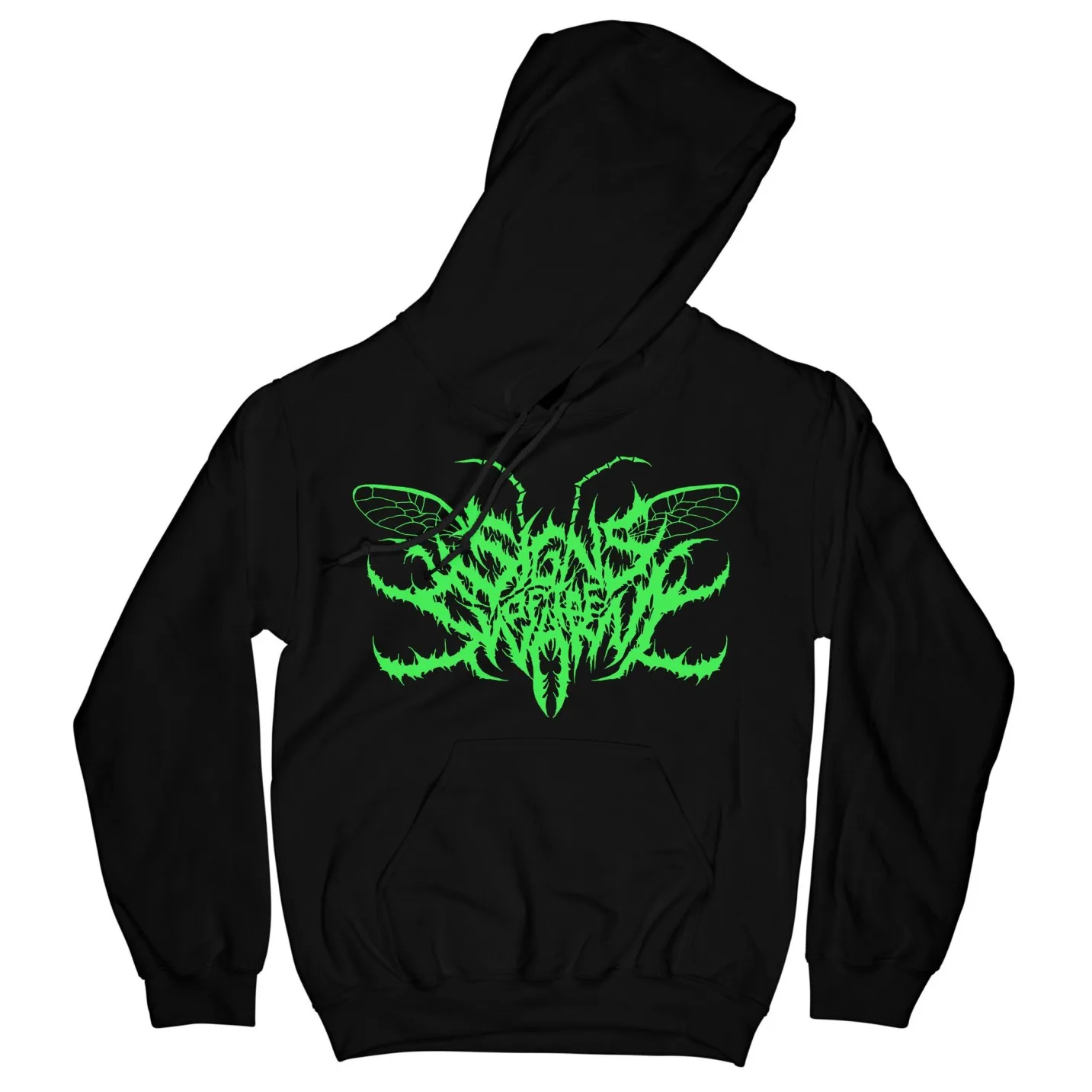 

Signs of The Swarm Humanoid Worm Printed Hoodie Sweatshirts Hip Hop Streetwear Hooded Tops Vintage Hoody Clothes