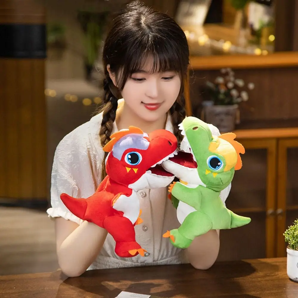 Tyrannosaurus Rex Dierenhandpop Beweegbare mond Gevulde dinosaurus Vroeg onderwijs Zachte handvinger Verhaalpop Verhaaltijd