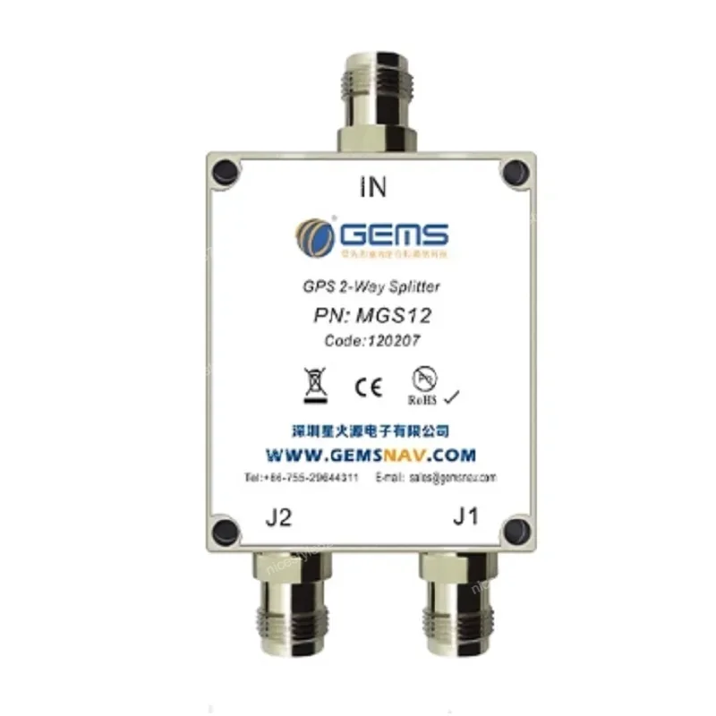 MGS12, GPS one point two power splitter, GNSS intelligent two power splitter, N SMA TNC type GPS Beidou power splitter