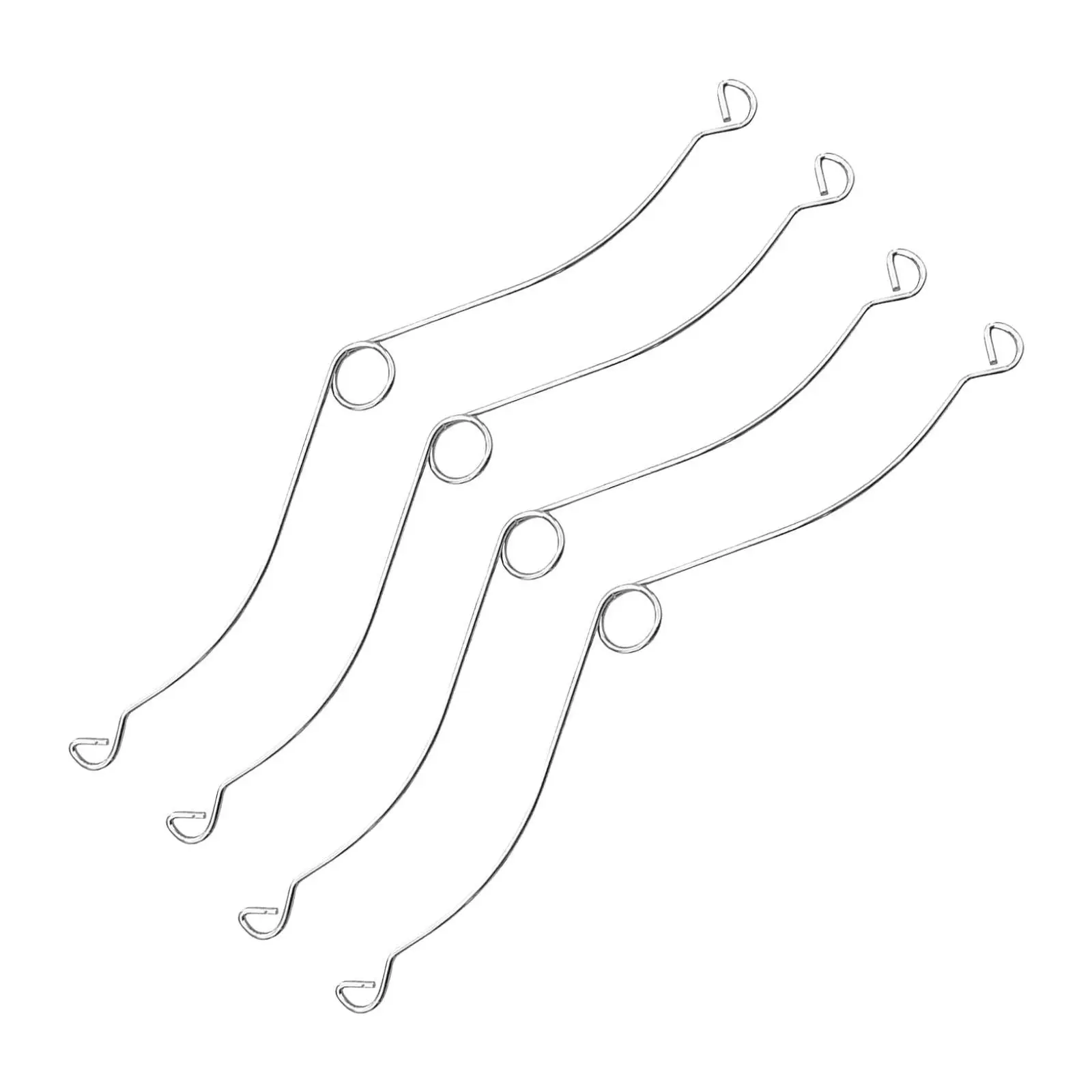 4 Pieces Grille Spring Clips S99140208 Qt130e-b RB110 Compact Bathroom Light Accessories for Rvl80 and Nutonescovil