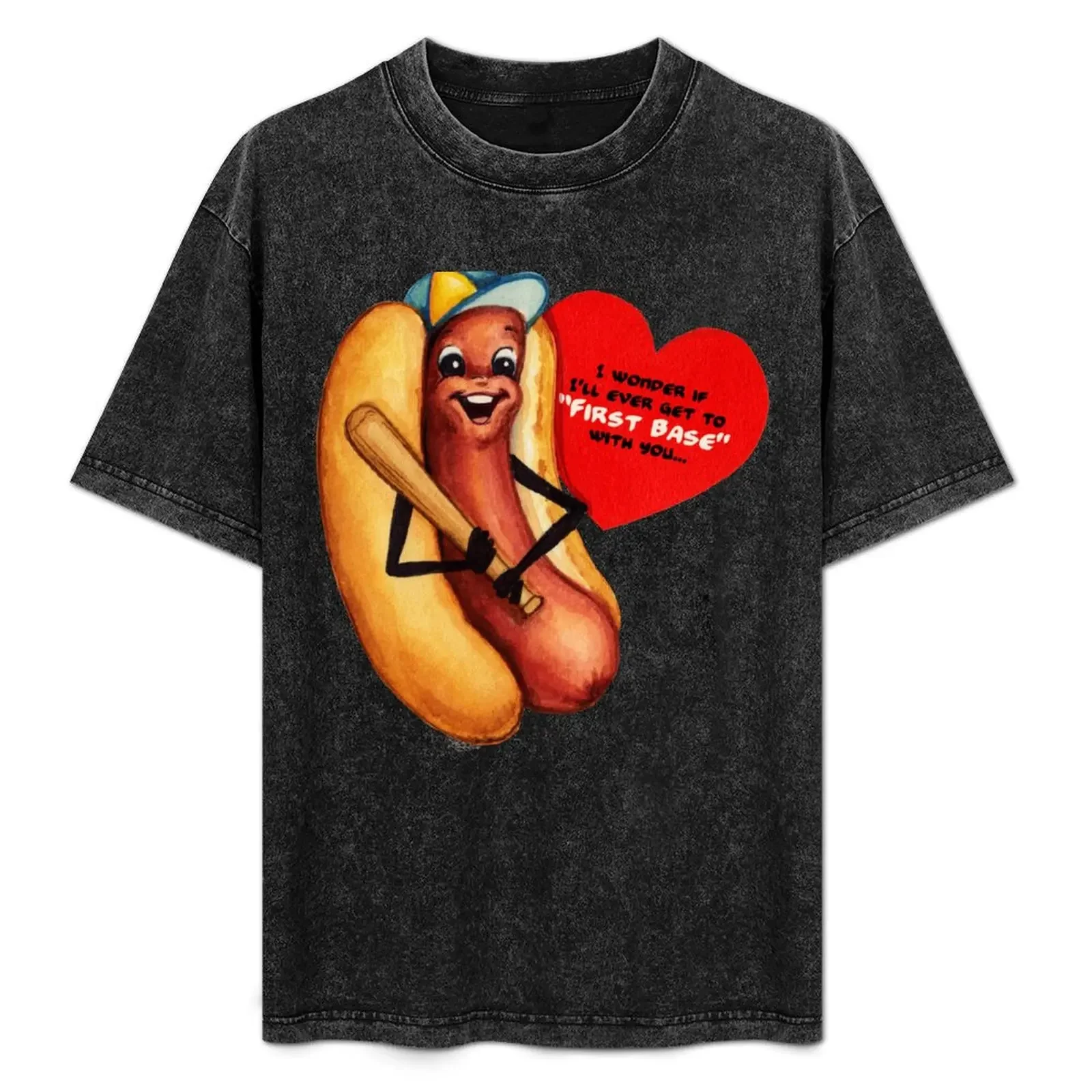 

Hot Dog Valentine T-Shirt new gifts and t-shirts quick-drying oversizeds mens t shirts casual stylish