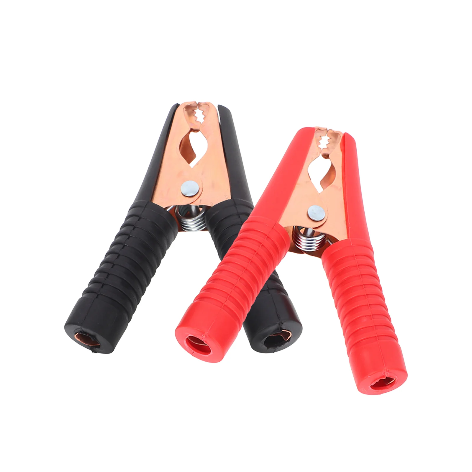 2 Pcs Copper Plated Car Storage Socket Adapter Clip Terminal Easy Install Distinguish Positive Negative