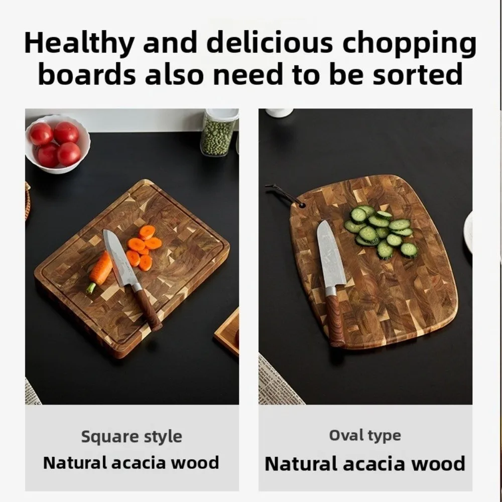

Solid Wood Cutting Board Double-sided Damp-proof Wooden Chopping Board Anti-mold Kitchen Tools Vegetable Cutting Board Household