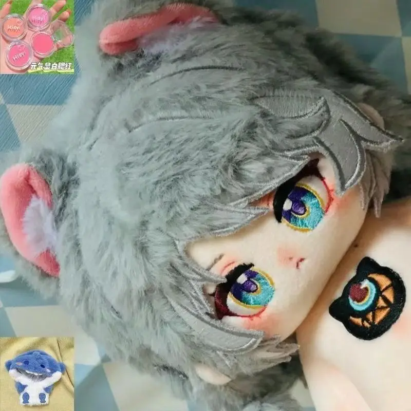 محشوة 20 سنتيمتر أنيمي هونكاي: ستار السكك الحديدية سيرفييل في نهاية المطاف القط مع الخصائص الإلهية الجسم أفخم دمية لعبة فستان ناعم القطن طفل هدية