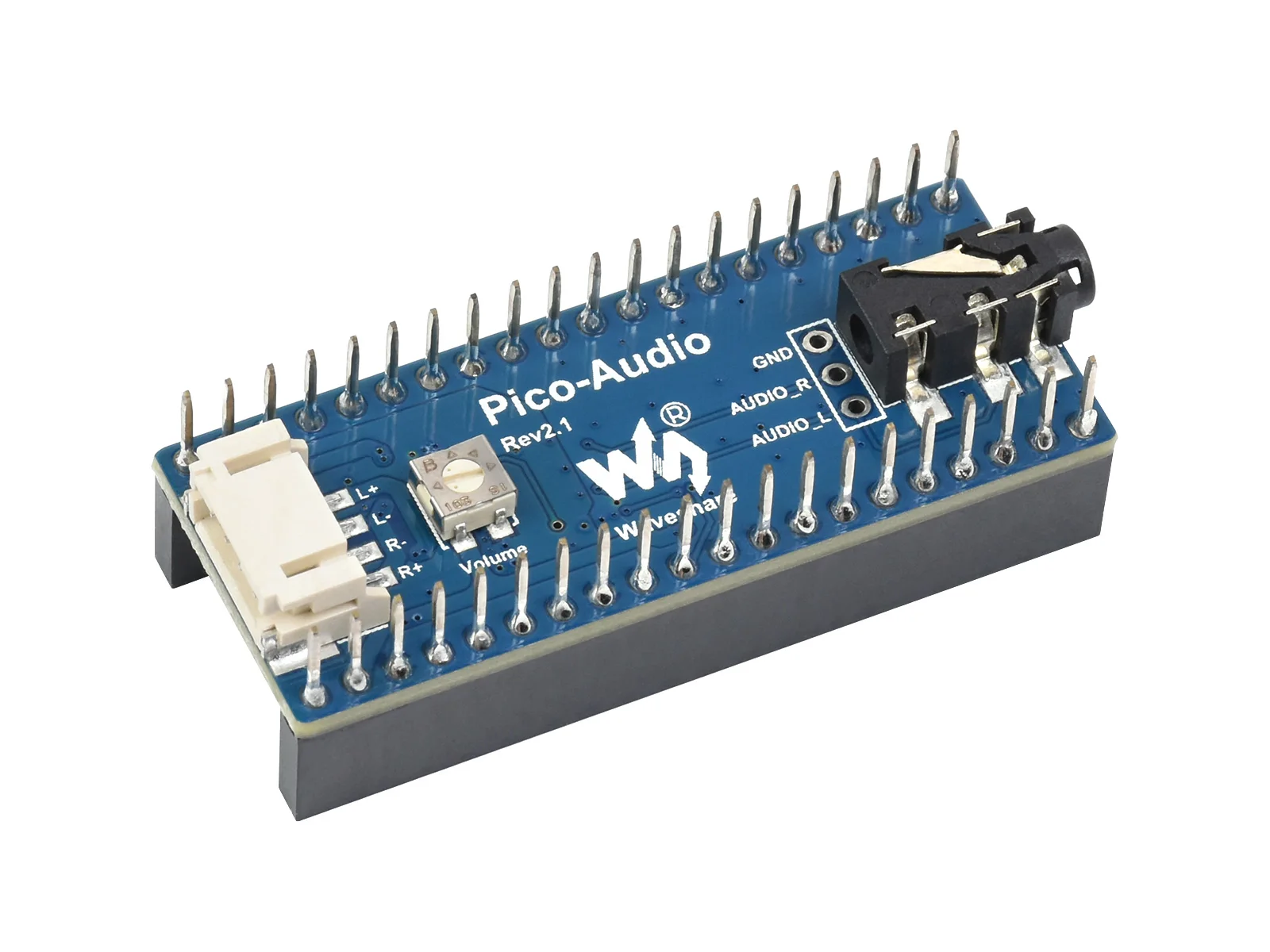 Audio Expansion Module for Raspberry Pi Pico, Concurrently Headphone / Speaker Output