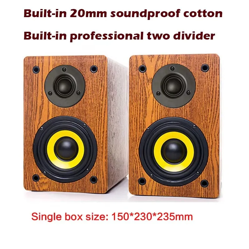 

Midrange Bass Speakers 6 Ohm Bookshelf Loudspeaker 2.0 Surround Home Theater Sound Box 4 Inch Passive Speaker 120W