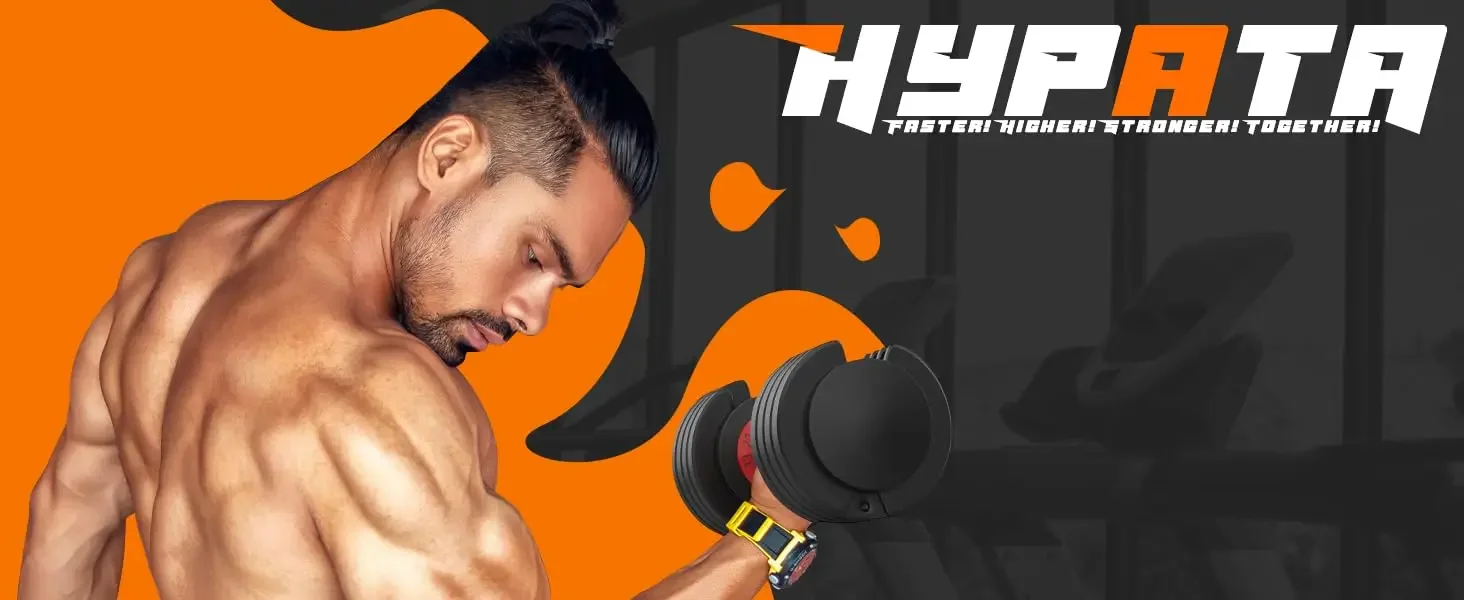 HYPATA 55lb Adustable Dumbbell