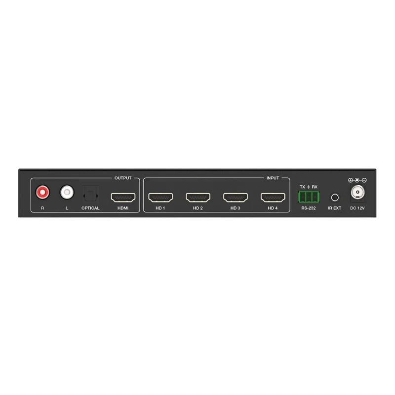 HD HDMI 4x1 Multi-Viewer, 4-Screen Splitter with Picture-in-Picture, for Monitoring and Gaming