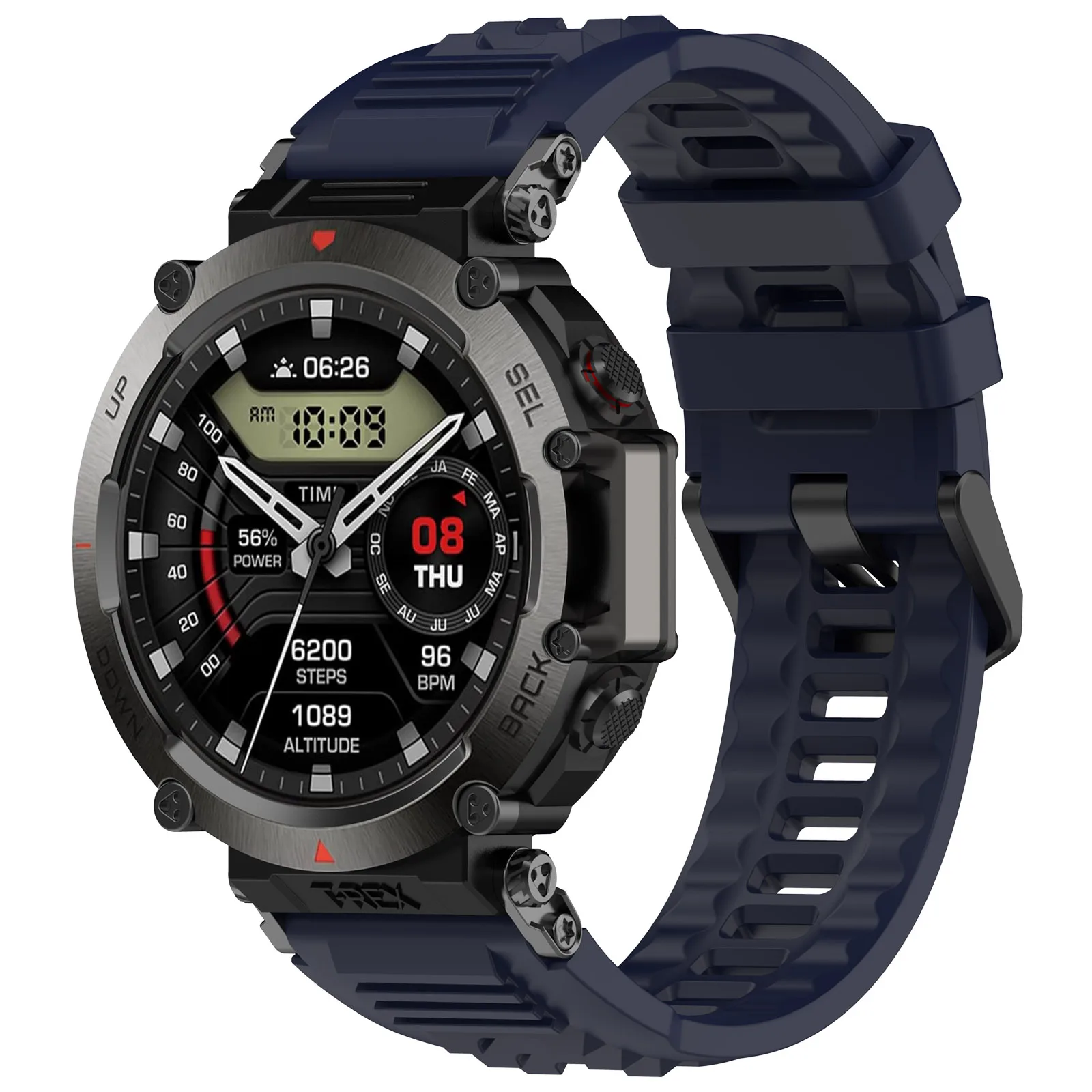ل Xiaomi Amazfit T-Rex Ultra A2142 SmartWatch الفرقة سوار ل Huami Amazfit T Rex الترا سيليكون الرياضة حزام الملحقات