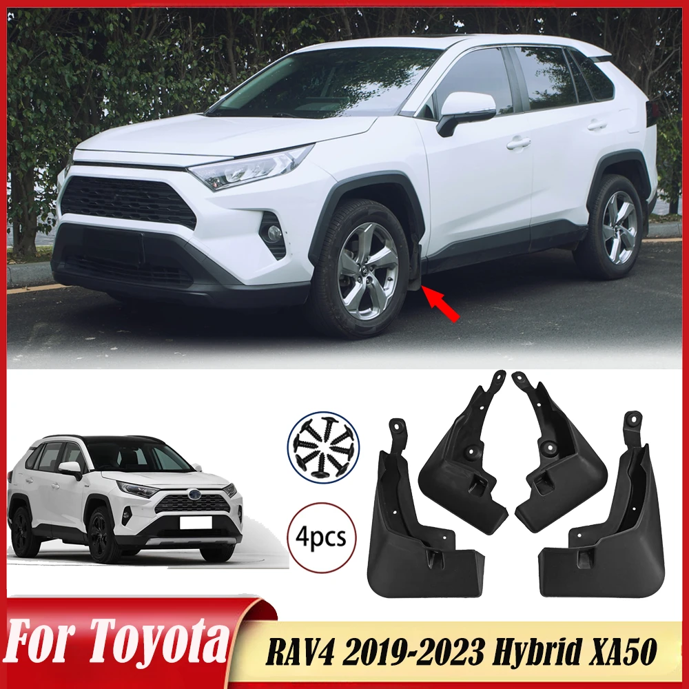 

Шина брызговика для Toyota RAV4 2019-2023 Hybrid XA50 2022, брызговик на крыло, брызговики, брызговики, автомобильные аксессуары
