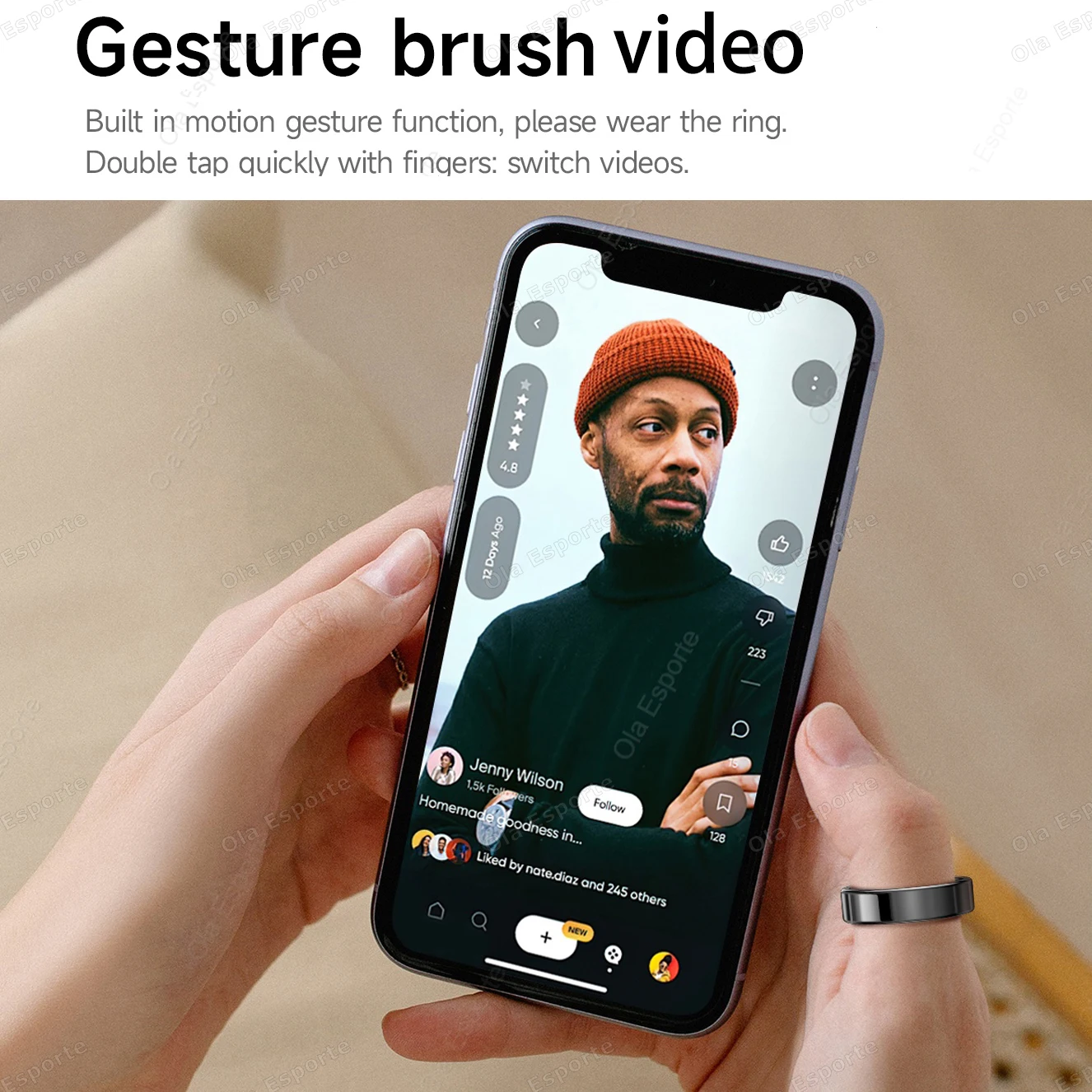 New Smart Ring Bluetooth 2026 Waterproof Lightweight Heart Rate & Blood Oxygen & Sleep Monitoring Men Women Gift For Android IOS