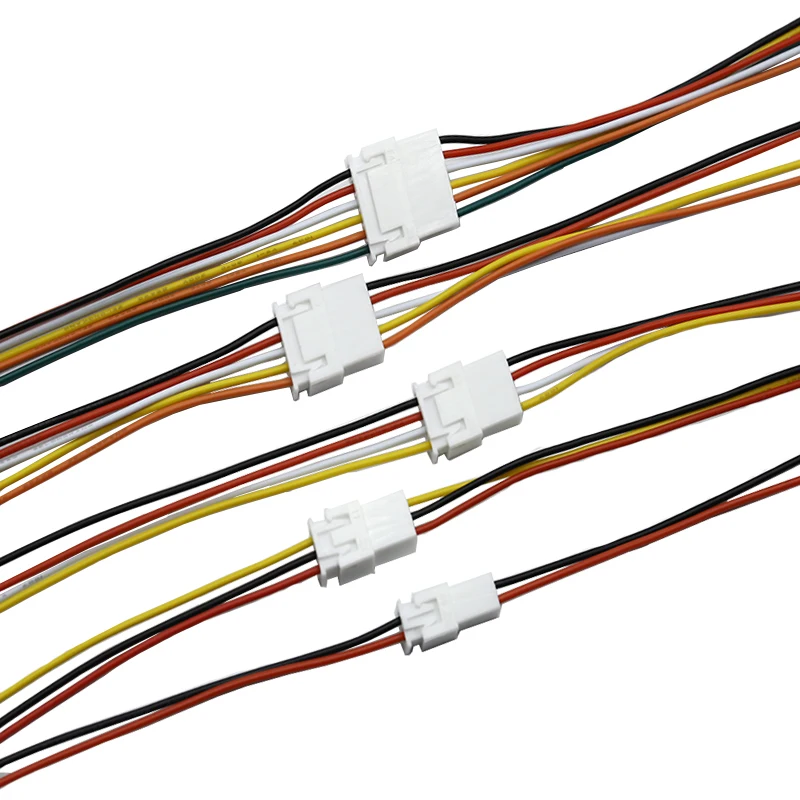 5Pairs Micro JST XH 2.54 2/3/4/5/6 Pin Way Male Female Plug Wire Connector 2.54mm Pitch With Wire Cable Battery Charging Cable