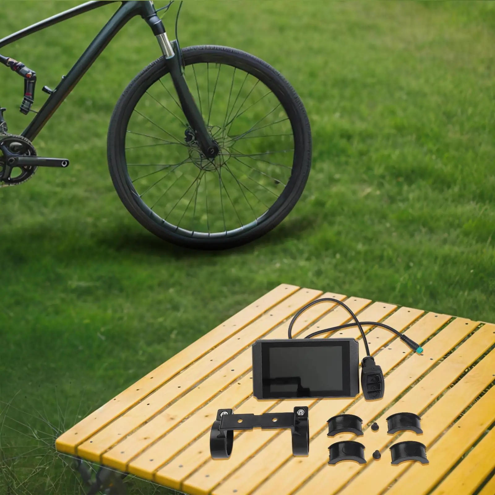 User Centric Electric Bike LCD Panel for KT Controllers Lightweight Water Resistant Design with Remote Control Feature