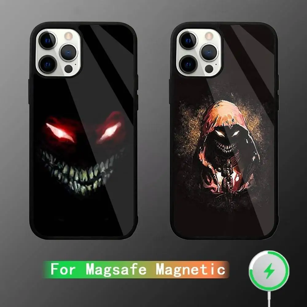 

D-Disturbed Band Phone Case For iPhone 17,16,15,14,13,12,11,Pro,Max,Plus,Mini,SE4,E Magnetic Magsafe Wireless Charging