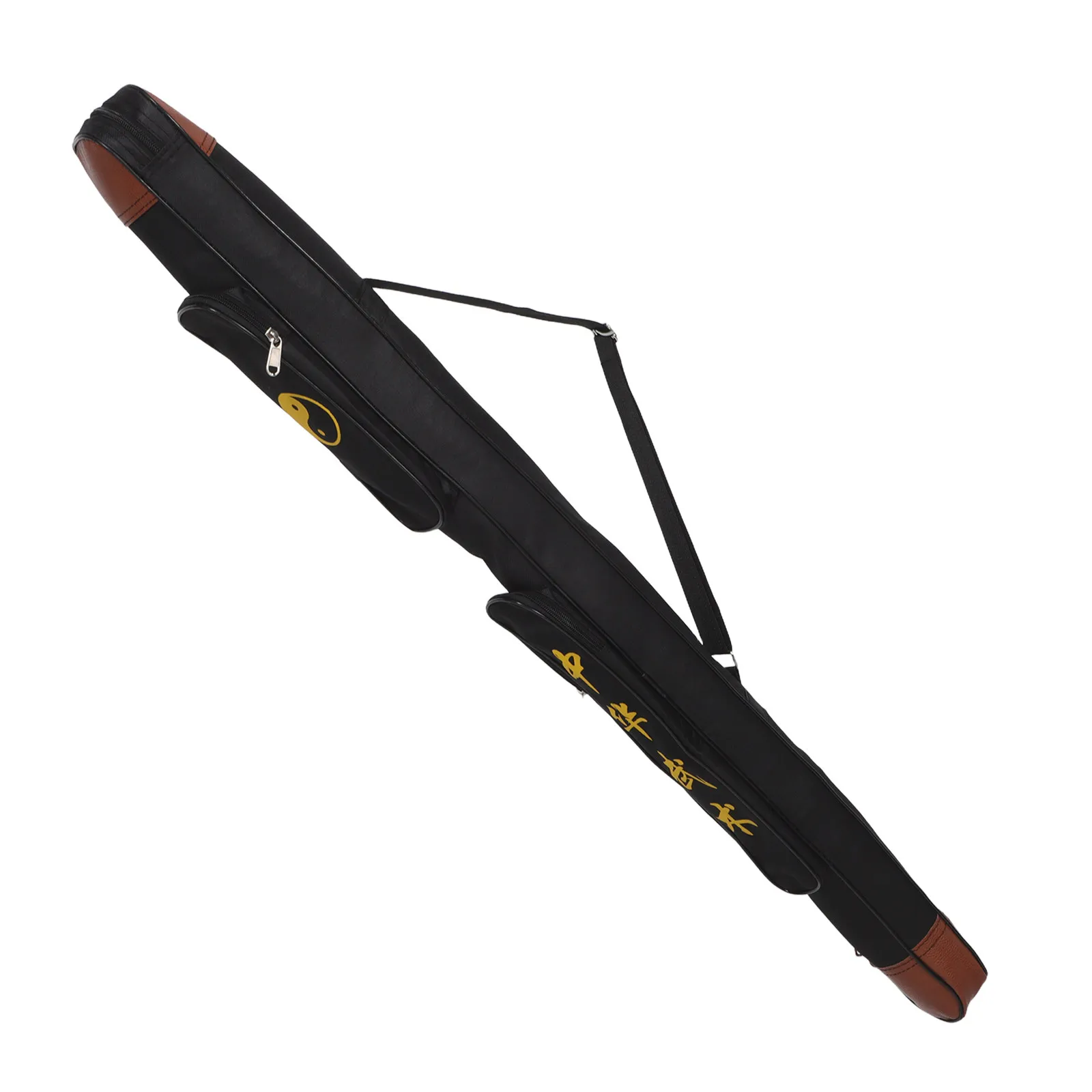 Canvas Martial Arts Bag Chinese Kung Fu Japanese Sheath Cosplay Carrying Case Shoulder Strap Pocket for Samurai
