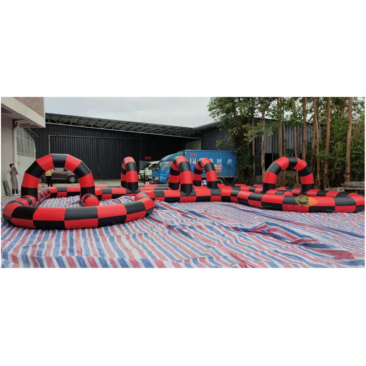 ساحة سيارة ممتصة للصدمات كبيرة قابلة للنفخ خارجية مخصصة للبالغين، سيارات ممتصة للصدمات تجارية بيضاء قابلة للنفخ، منطقة ميدانية، سعر المصنع #6