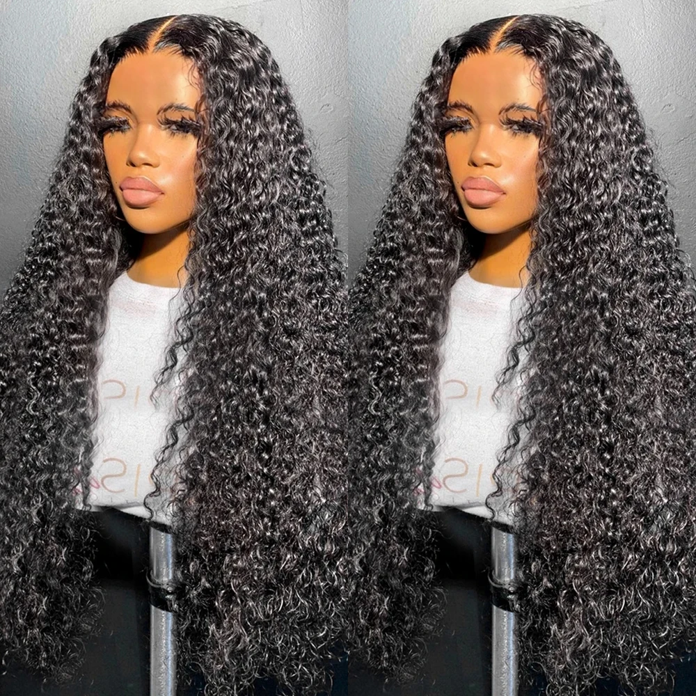 360 Deep Wave 13x6/13x4 HD Transparent Lace Front Human Hair Wigs Remy Human Hair 30 34inch Wet And Wavy Water Wave Frontal Wig