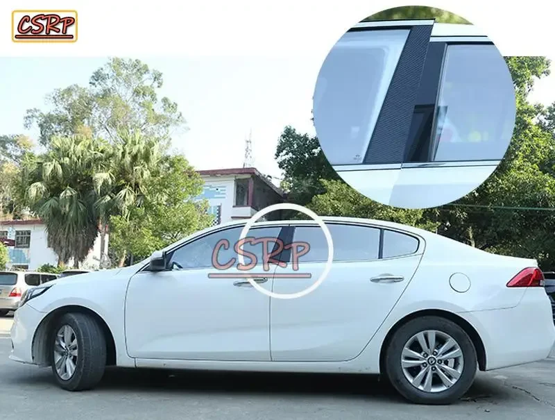 For Mazda 6 Atenza 2014-2018 Car Window Trim Cover Bc Column Sticker Polished Pillar Posts Automotive Modification Accessories - view 3
