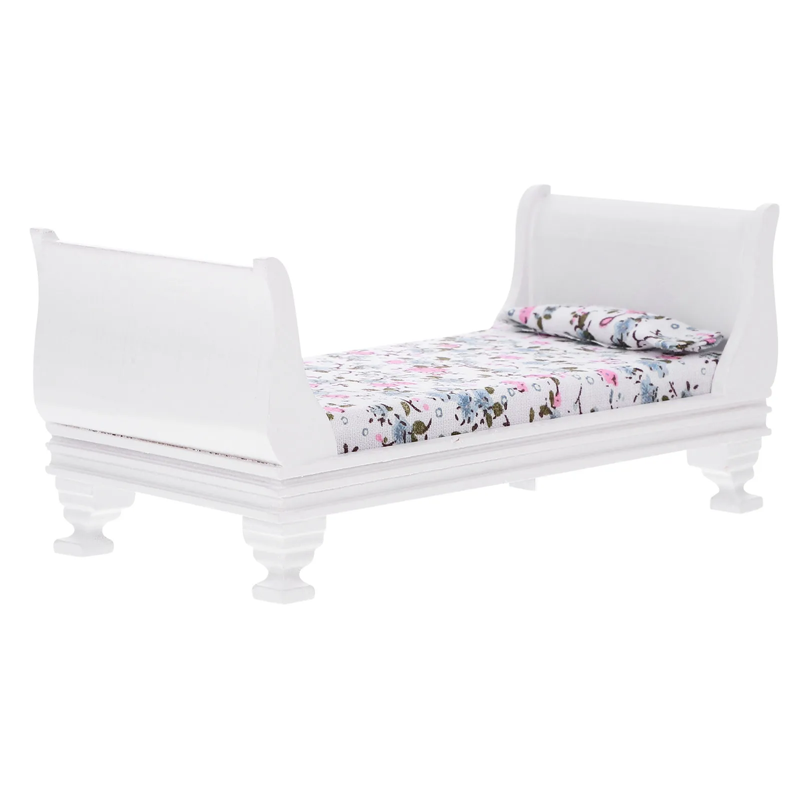 

Миниатюрная деревянная мебель для спальни: набор для декора кукольного домика, аксессуары для создания сцены