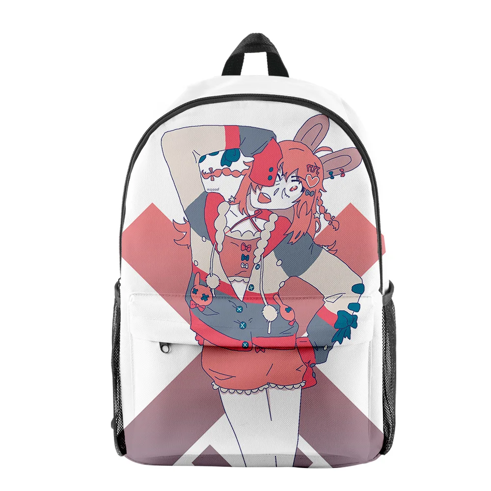 

Cartoon Funny VTuber Pipkin Pippa Anime pupil Bookbag Notebook Backpacks 3D Print Oxford Waterproof Boys/Girls Travel Backpacks