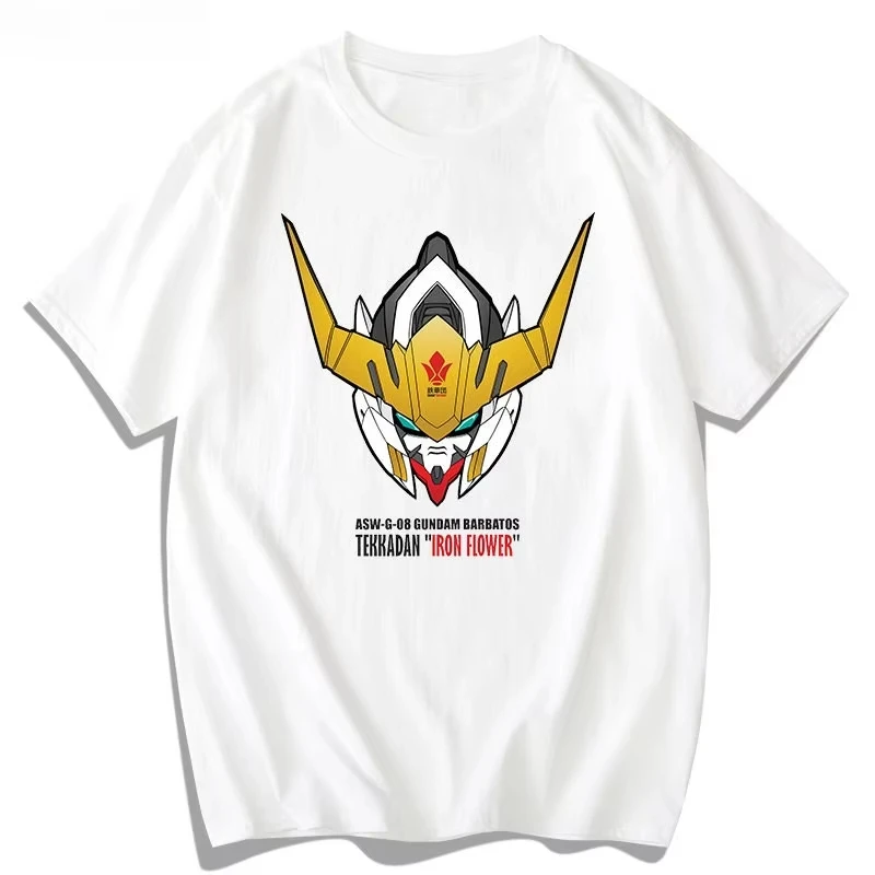 2026 New Mobile Suit Gundam Print T-shirt Short Sleeve T-shirt Men's and Women's T-shirt Sports Fitness Men's T-shirt Streetwear