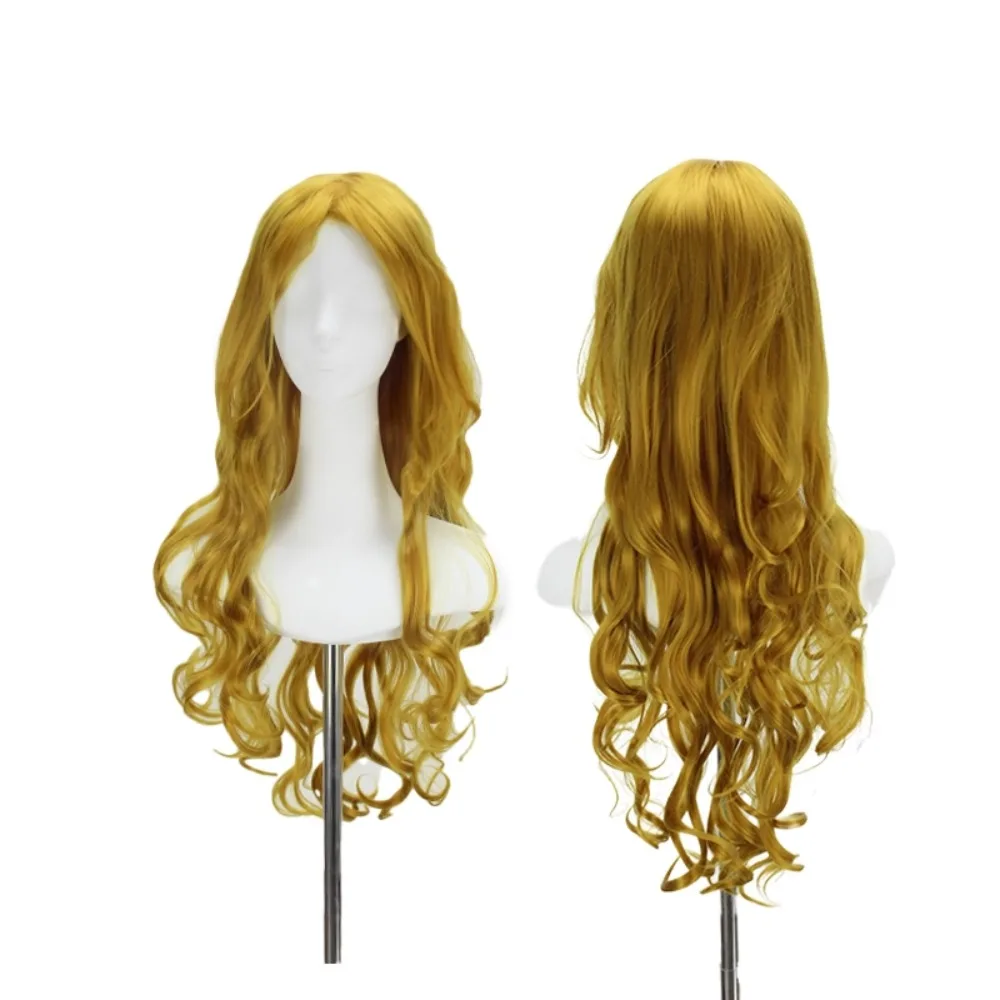 

Bleach Rose Otoribashi Cosplay Wig Golden Wavy Long Curly Hair Captain