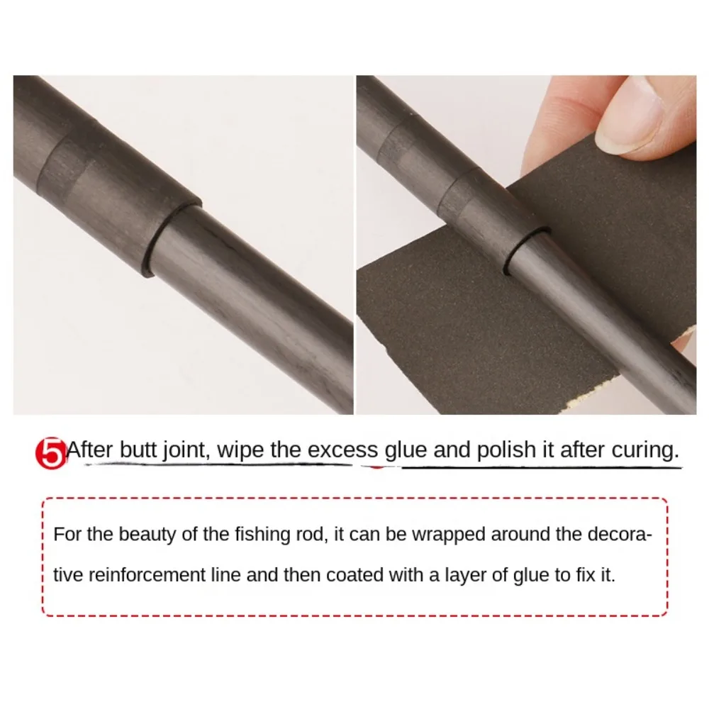 12pcs 1.0-3.5mm Solid Carbon Rod Carbon Connection Tube Fishing Rod Accessories Road Fishing Rod Modified Broken Rod Repair
