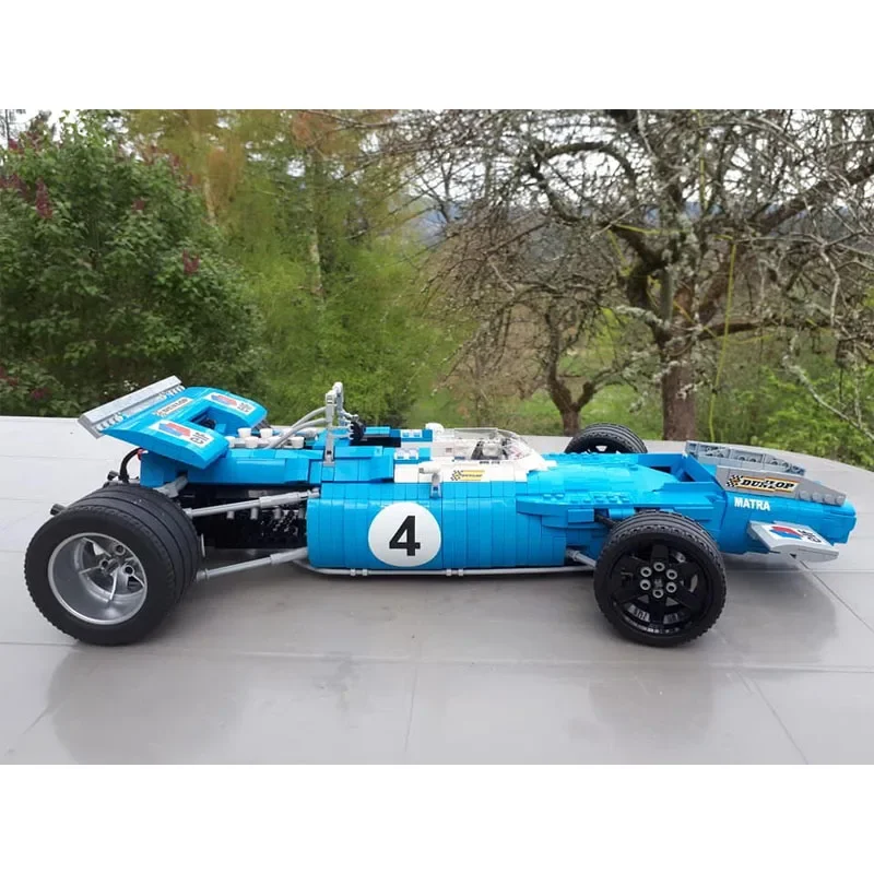 

MOC-14940Classic New MS80 Formula1:8Racing Car Building Block Model with1954PartsBoys'and Children's Birthday Building Block Toy