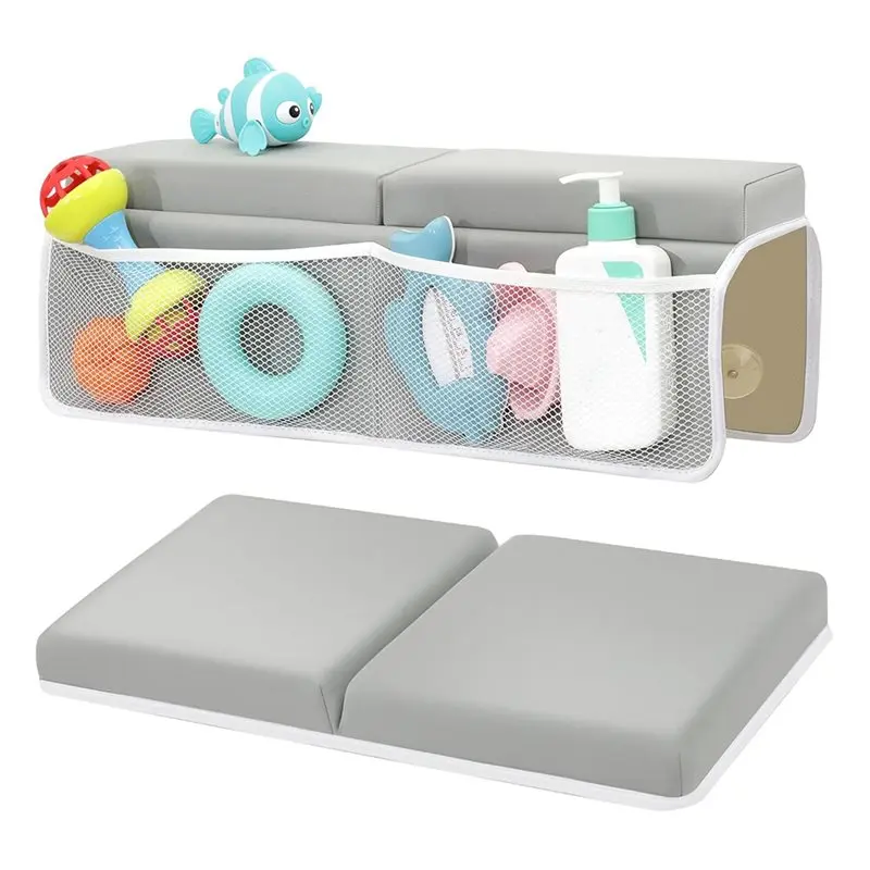 

ABUH-Anti-Slip Bath Kneeler And Elbow Rest Pad Set For Baby Bathter Mat, Cozy Knee& Arm Support Bathtub