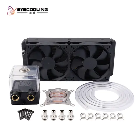 SysCooling Industrial Printer, Medical Equipment, Computer PC Intel CPU Water Cooling Kit Chip Heat Dissipation Pump Set