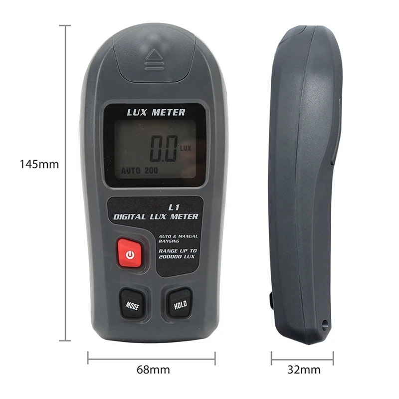 High Precision Digital Light Meter Lumen Meter Brightness Meter Automatically Off