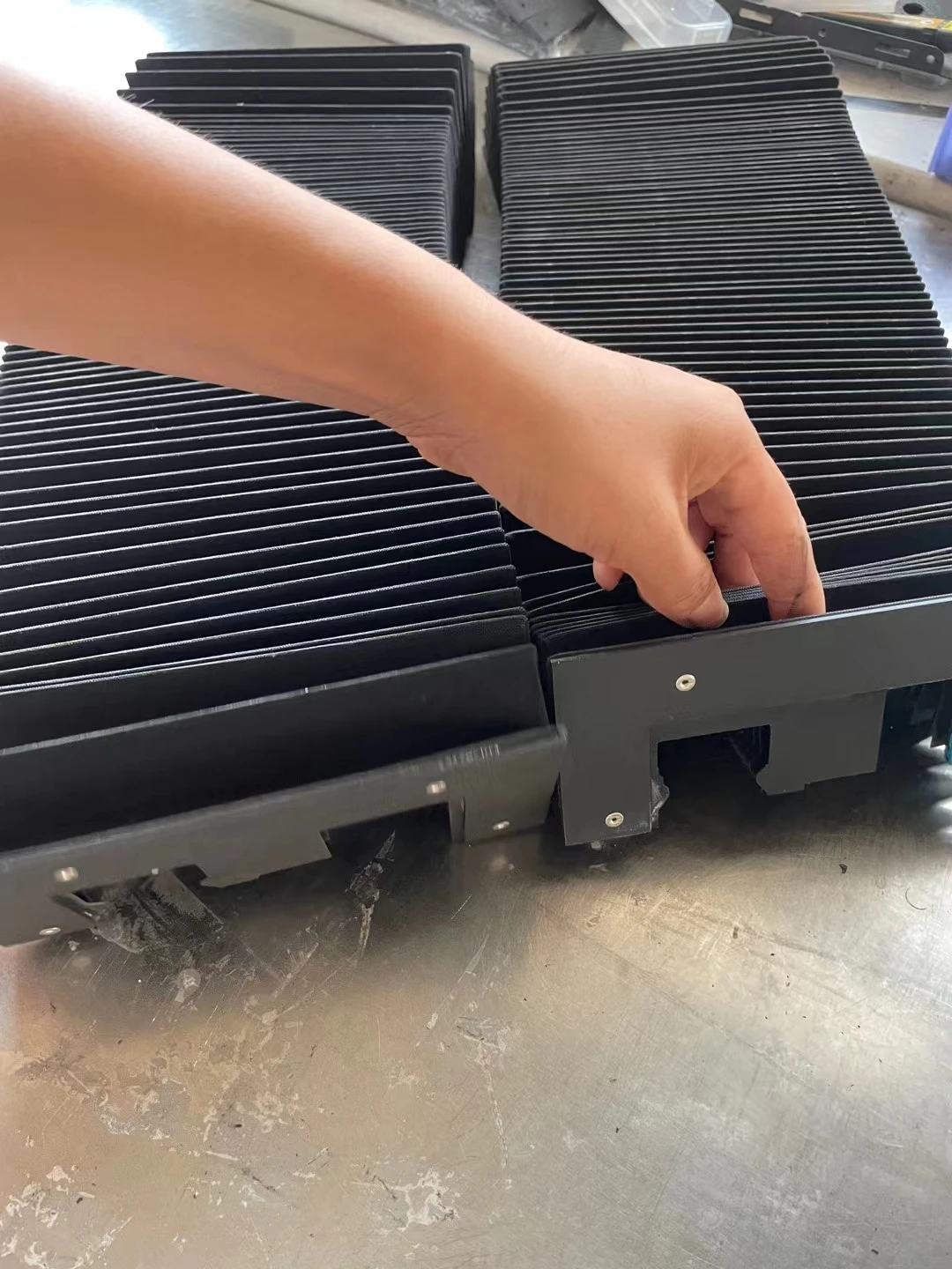 Customa made CNC folding Bellow Covers 12 types