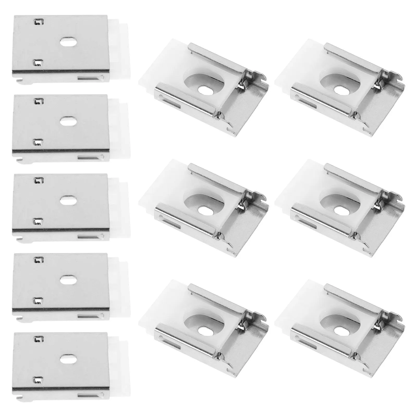 

20Pcs Sheer Roller Shade Bracket Universal Mounting Hardware for Window Blinds Top Installation Support Curtain Fixator