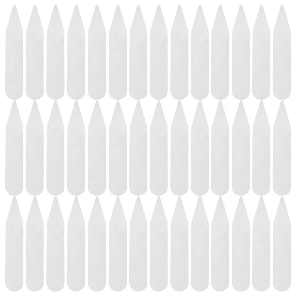 200Pcs Collar Stays for Men Formal Wear Round Design Stops Puncturing Quick Attachment Suitable Occasions Collar Stay