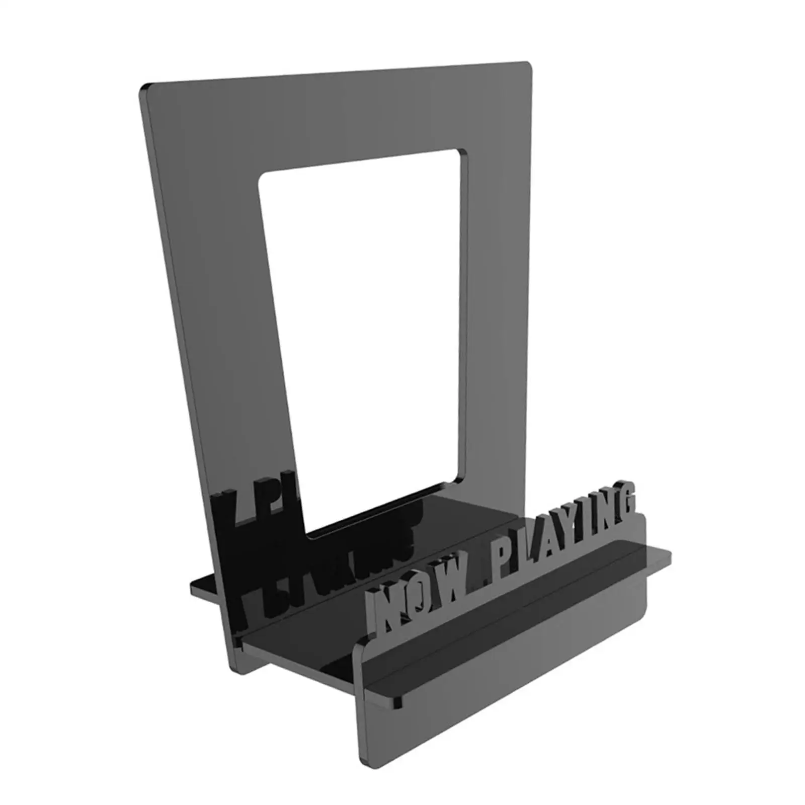 Clear Acrylic Vinyl Record Storage Rack Display Stand Album Desktop Organizer Freestanding Holder Shelf for Home Office Use