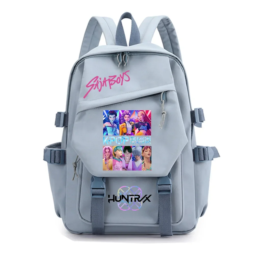 

Student Backpack Kpop Demon Hunters Women Men Fashion Travel Bag Outdoor Sport Cartoon Multifunctional Stylish School Bag ﻿