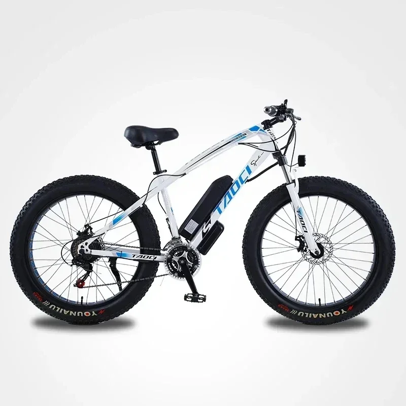 AKEZ Stad Elektrische Fiets 750W Krachtige Motor 48V13AH Batterij 26*4.0 Band Sneeuw Elektrische Fiets 21 Speed Mountain e-Bike