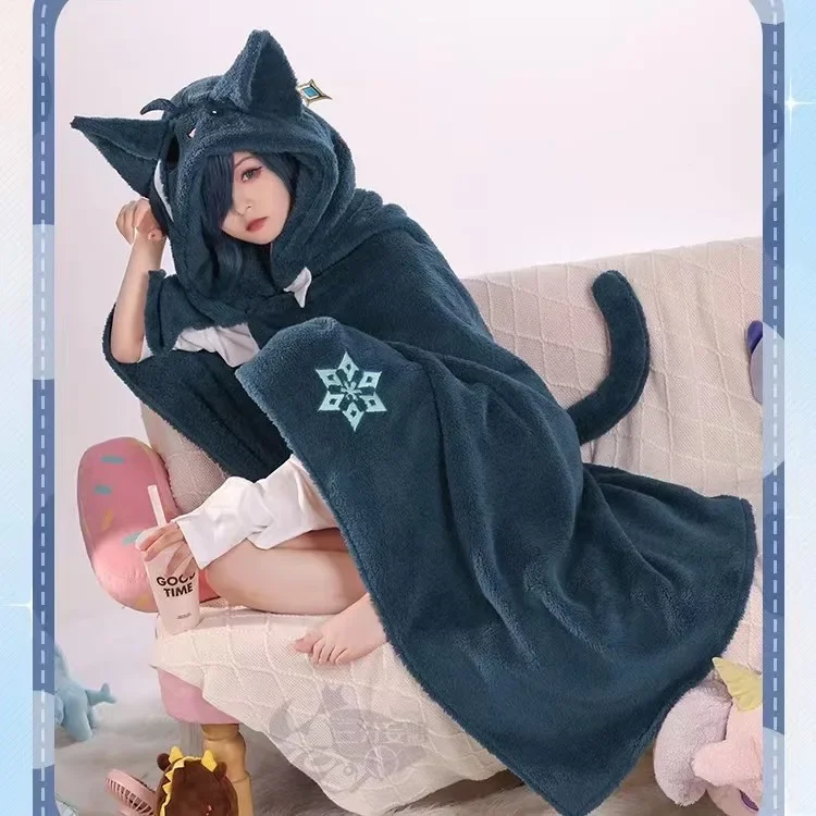 

Game Genshin Impact Pajamas Character Theme Shawl Fashion New Anime Blanket Cosplay Peripheral Warm Clothes Holiday Gift New