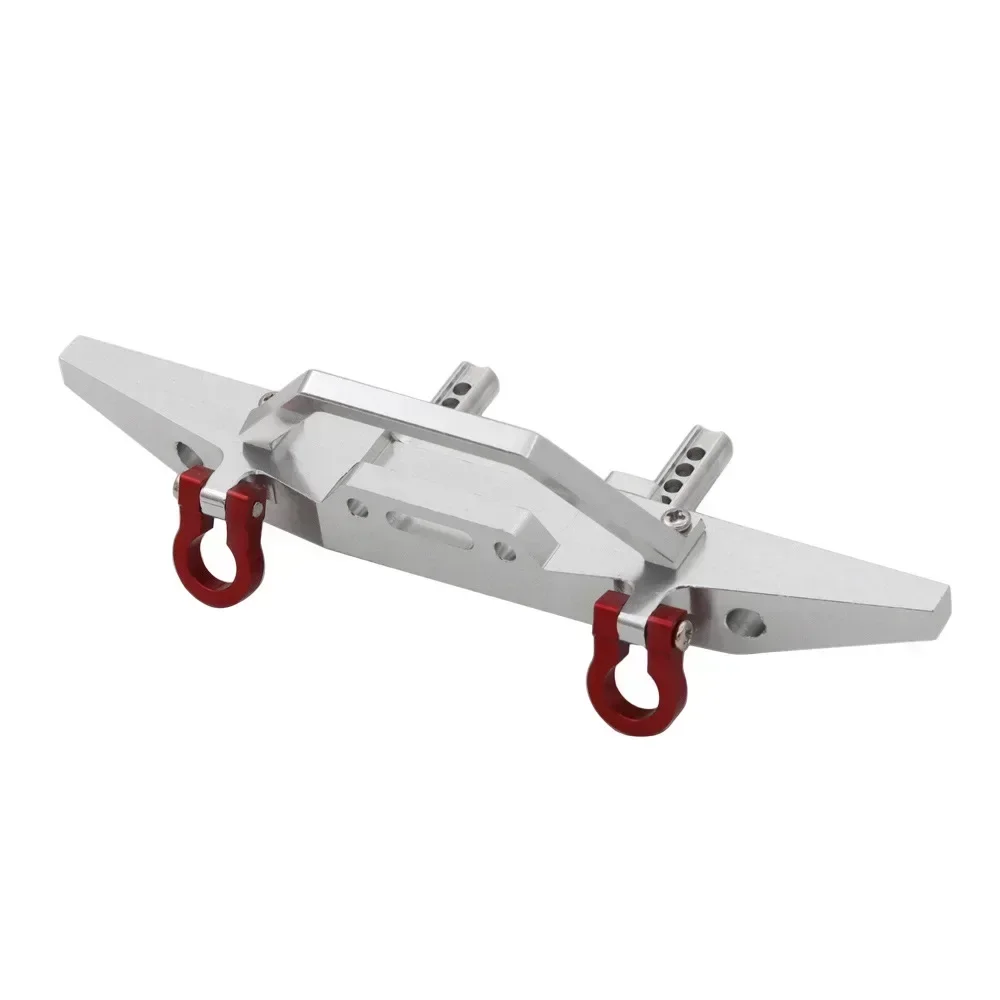 

MN128 MN 128, металлический передний и задний бампер с буксирным крюком, 1/10, детали для обновления гусеничного автомобиля с дистанционным управлением, аксессуары