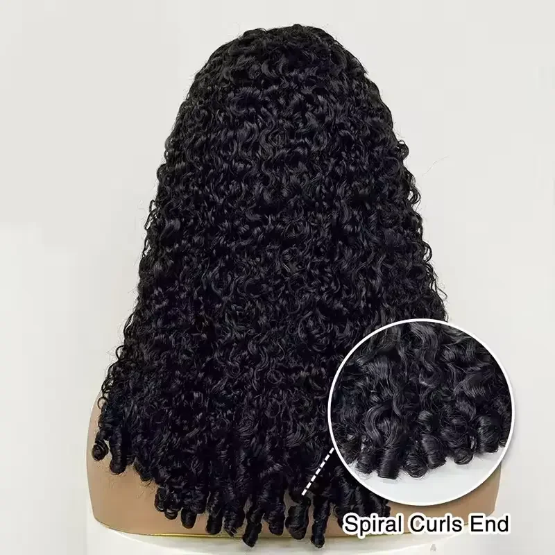 30 36 Inch  Burmese Curly Hair Wig 13x6 HD Lace Front Human Hair Hair Wig 250% Density 13x4 Lace Front Loose Deep Wave Wig image 3