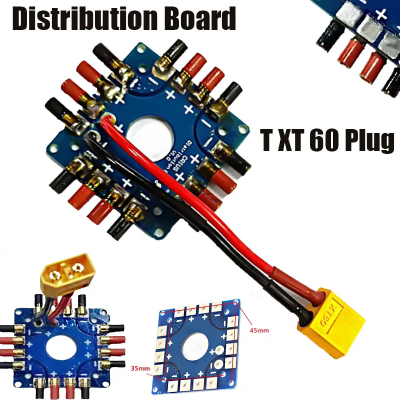 Scheda di distribuzione impermeabile per parti di barche di aeroplani FPV