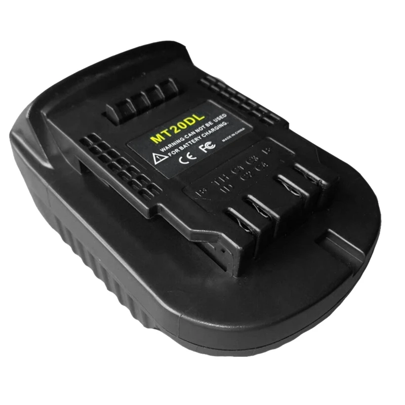 

Адаптер аккумулятора Mt20dl для литий-ионного аккумулятора 18 В Bl1860 Bl1830 Bl1815 для литий-ионного аккумулятора Dewalt 18 В 20 В Dcb200