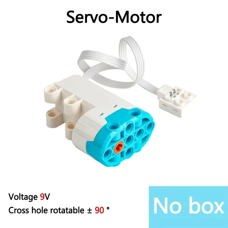 Servomotor con función de potencia 88004, pieza de bloque de construcción MOC reforzada de alta velocidad para modelos Legoeds DIY robóticos RC