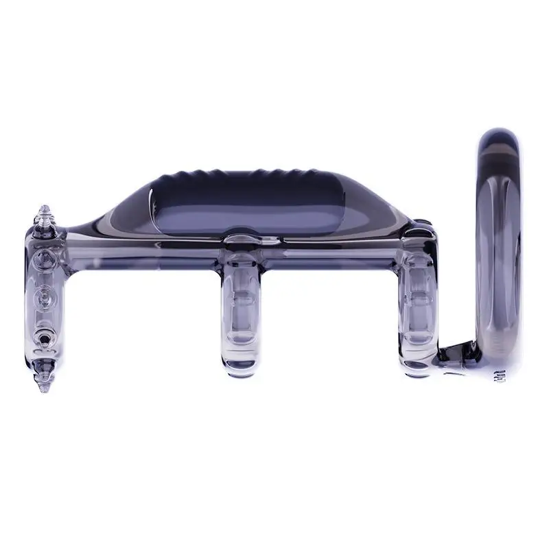 Yunman Fighting Soul Anti-shedding Male Penis Locking Ring Prepuce Blocking Couple Resonator TPE Adult Sex Fun Product