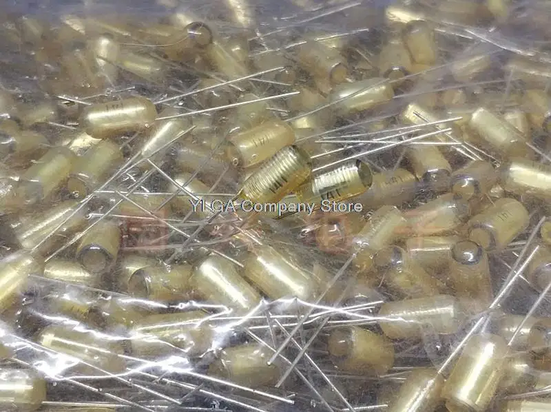 CBB silver glass capacitor 100V0.00014UF 140PF polystyrene film imported high-precision capacitor  100PCS -1lot