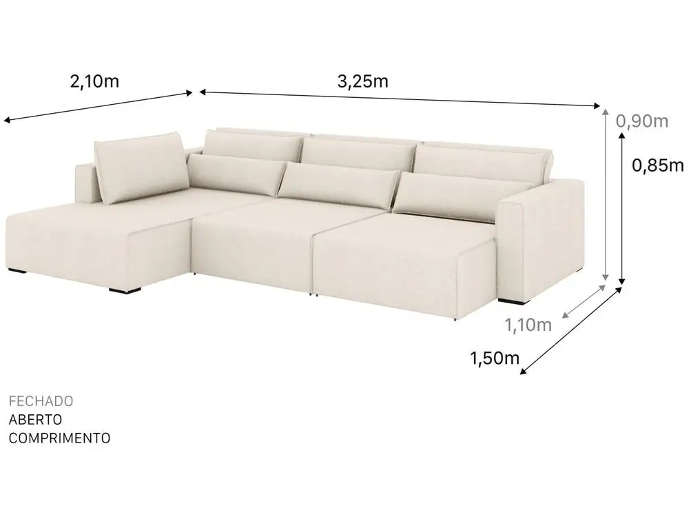 أريكة 6 أماكن قابلة للسحب، تنجيد أبروزو فليكسفورما المتوسطي #3