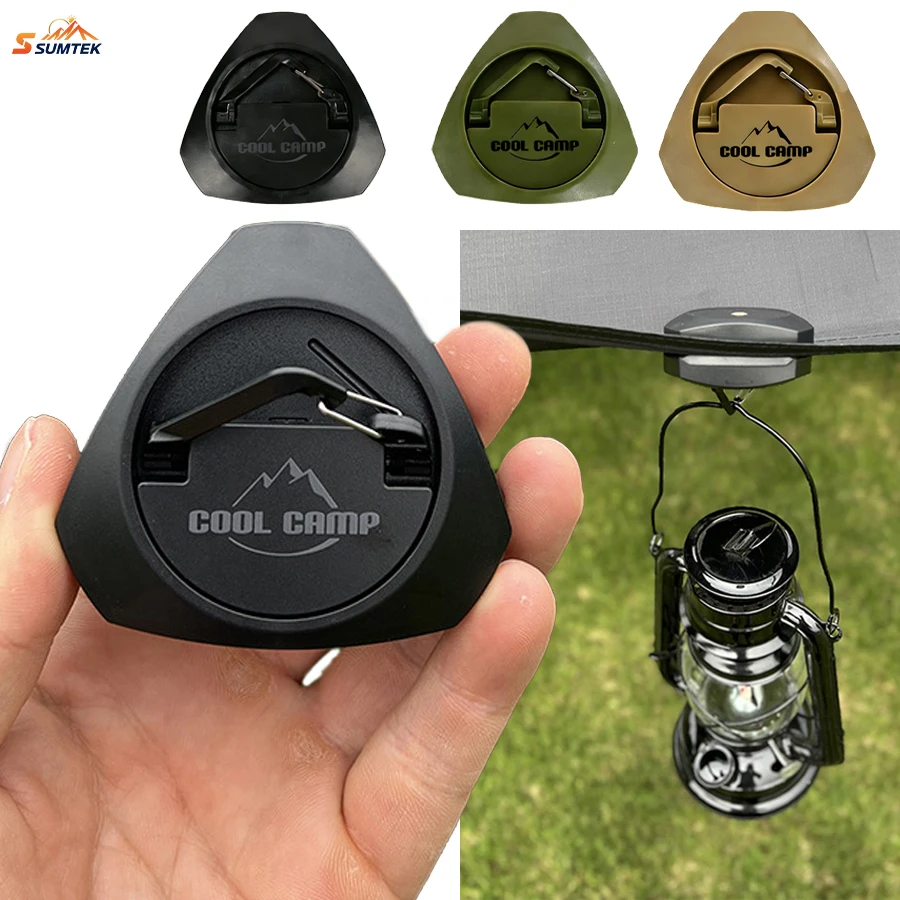 

Camping Tent Magnetic Hook Multifunctional Lightweight Suction Cup Hooks for Tents, Ropes,Emergency Light Fixtures