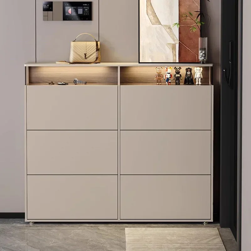 

Vertical Portable Shoe Rack Space Saving Modern Shoe Cabinet Living Room Storage Zapatera Organizador Entrance Hall Furniture